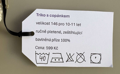 Triko s copánkem, vel. 146 — foto 4