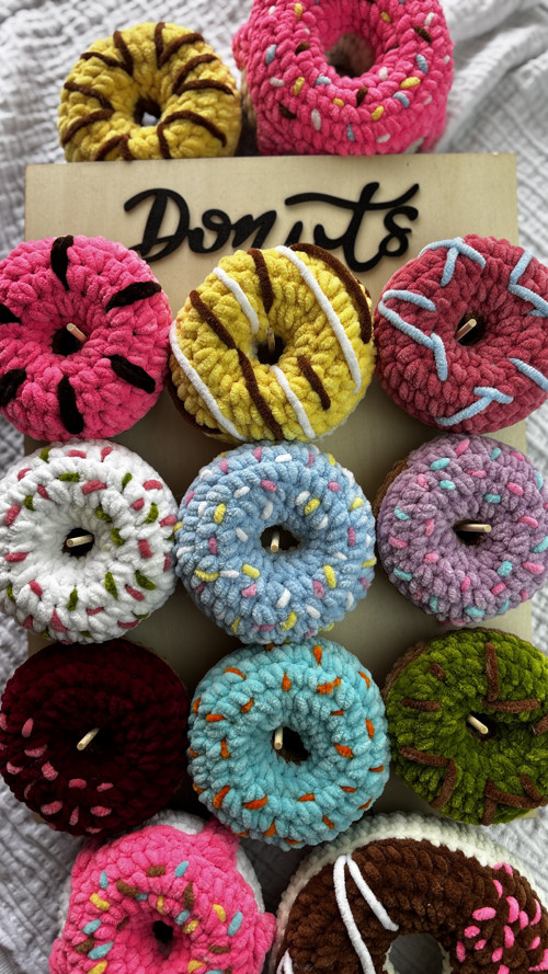 Háčkovaný donut z měkoučké příze — foto 3