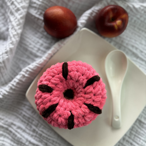 Háčkovaný heboučký donut — foto 3