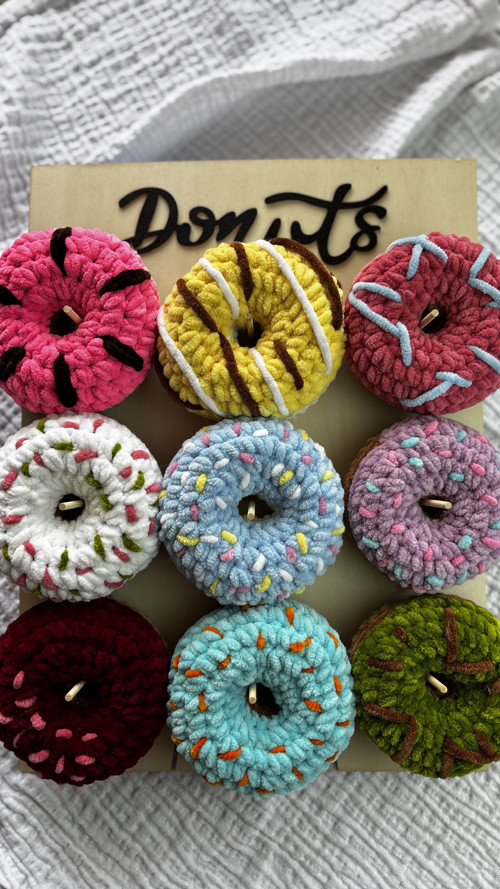 Háčkovaný heboučký donut — foto 4