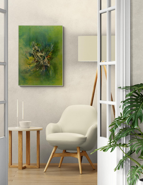 402. Bájný pták, 75x55 cm — foto 3