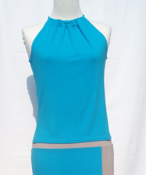 Summer top - turquoise — foto 5