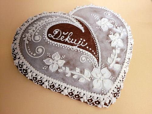 Perníkové srdce Chodské PB 200 g — foto 3