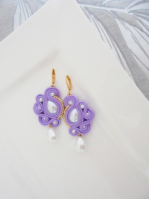Soutache náušnice — foto 2