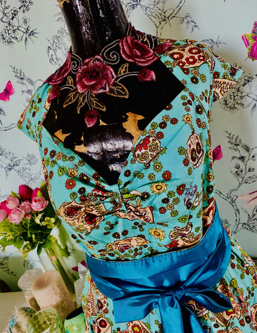Šaty retro pin-up, vel.46 — foto 5