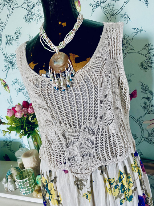 Šaty boho s topem háčkovaným — foto 2