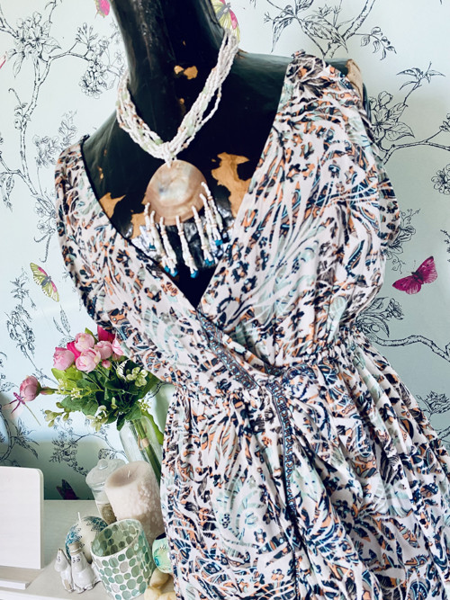 Šaty boho hedvábné — foto 2