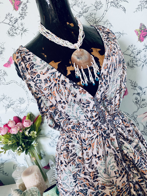 Šaty boho hedvábné — foto 4