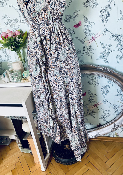 Šaty boho hedvábné — foto 3