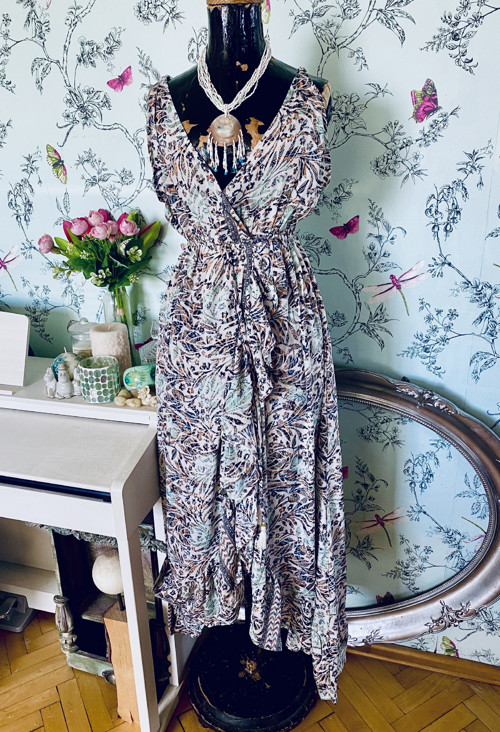 Šaty boho hedvábné — foto 6