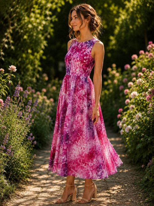 Letní šaty Violeta - velikost 36- 48 — foto 2