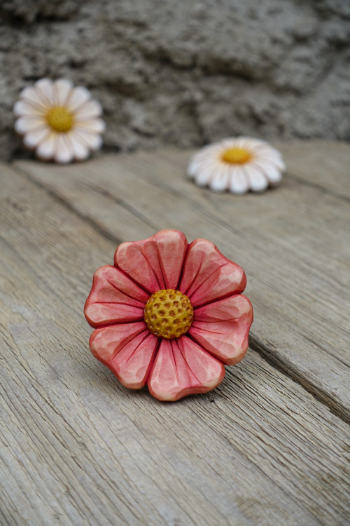 Planá růžička - brož (5,5cm) — foto 5