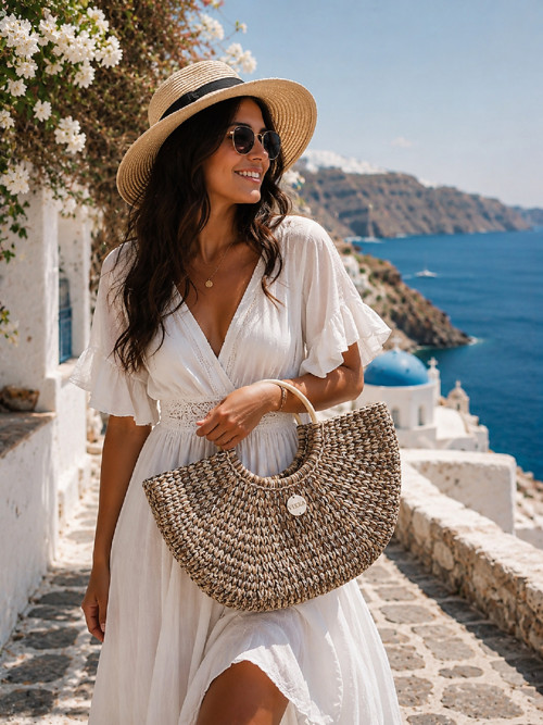 Háčkovaná kabelka Summer Bag Mocca — foto 5