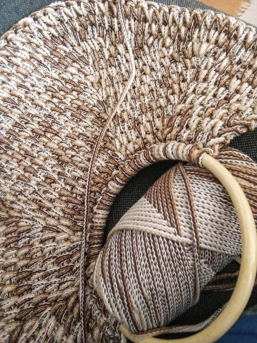 Háčkovaná kabelka Summer Bag Mocca — foto 4