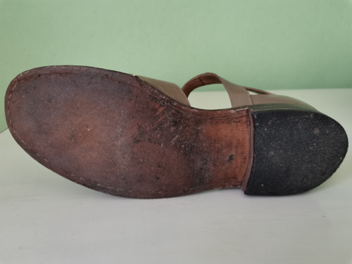 Retro pánské kožené sandály — foto 6