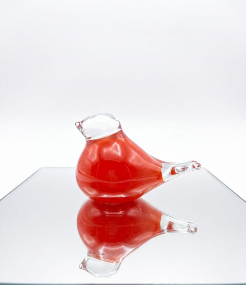 Skleněný ptáček Red — foto 2