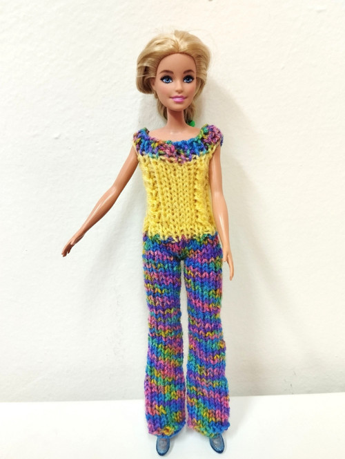 Modrožlutý overal pro Barbie — foto 2