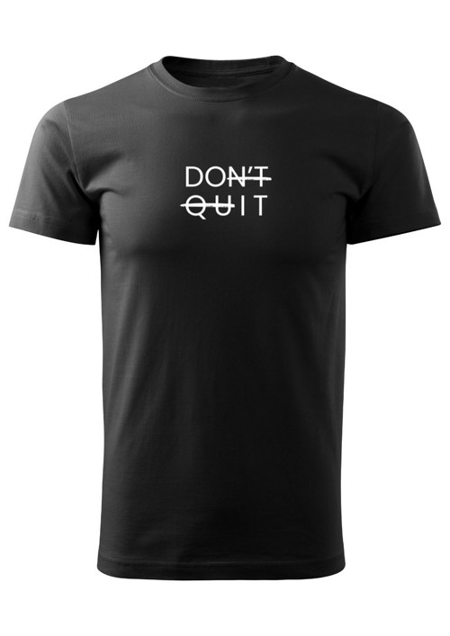 Pánské tričko "Don't quit, do it" — foto 3