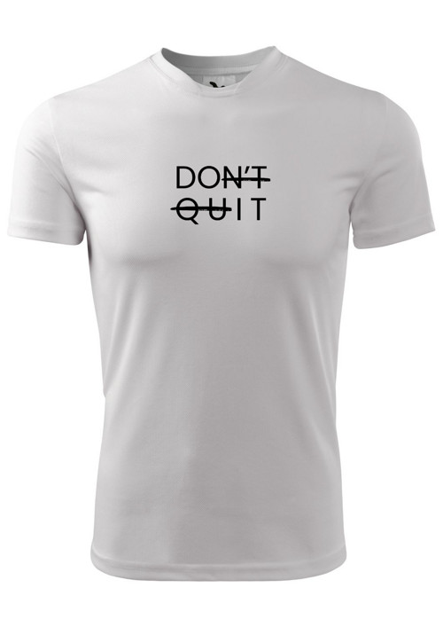 Pánské tričko "Don't quit, do it" — foto 2
