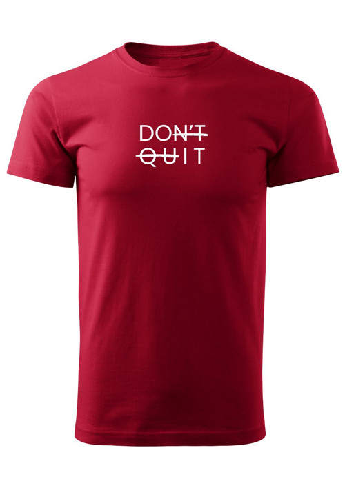 Pánské tričko "Don't quit, do it" — foto 4