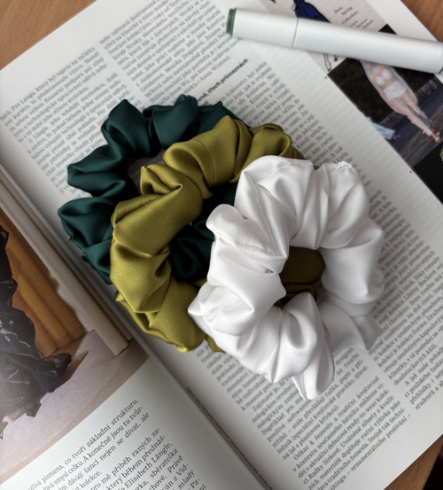 Sada scrunchies gumiček — foto 4