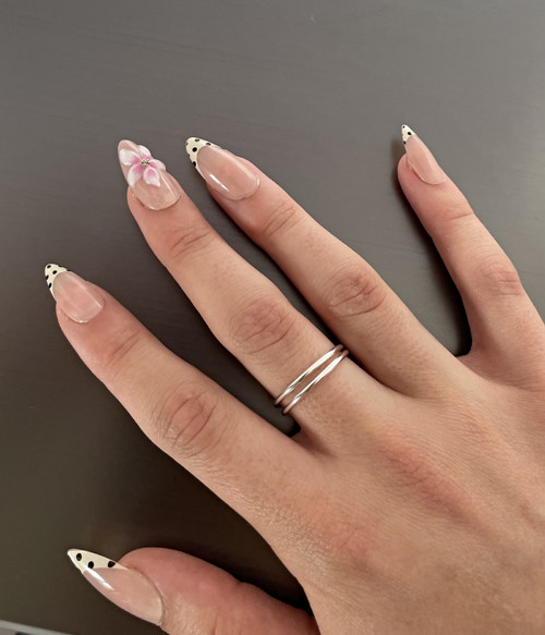 Stříbrný 925 Prstýnek Basic dvojitý — foto 5