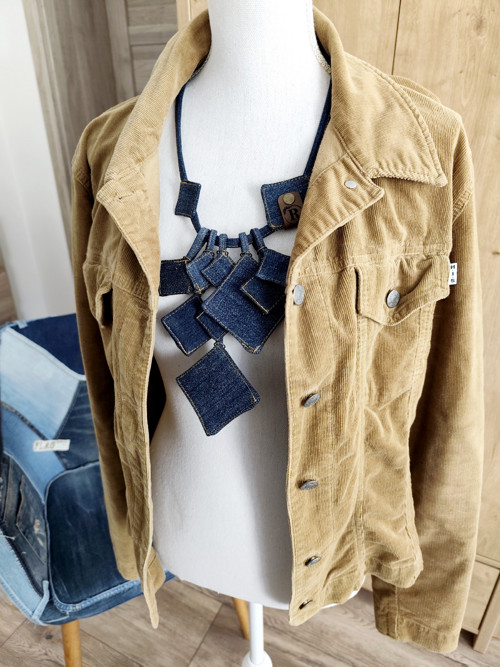 Náhrdelník Jeans origo — foto 5