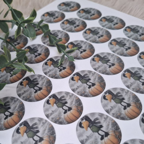 Samolepky s havránkem - podzim — foto 2