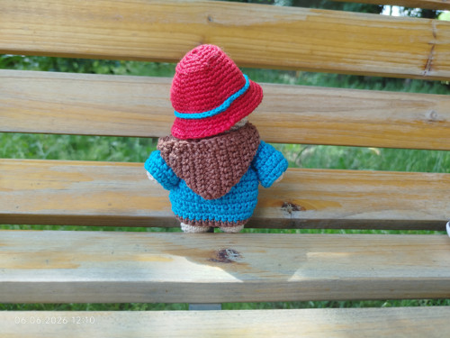 HANDMADE Amigurumi Bear 4,5" (5") — foto 3