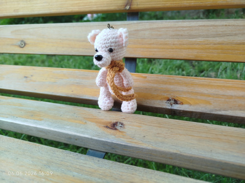 Handmade Amigurumi Bear 4" — foto 3