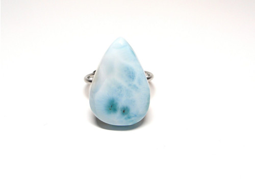 Larimar, prsten chirurgická ocel — foto 2