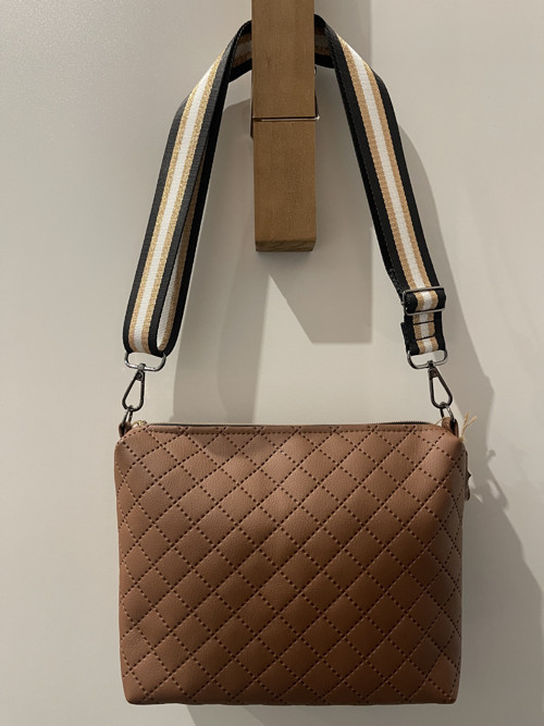 CROSSBODY KABELKA - S - koženka — foto 2