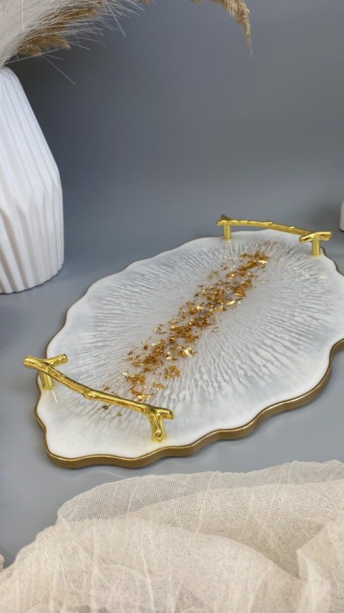 Exkluzivní servírovací set „White & Gold“ — foto 4