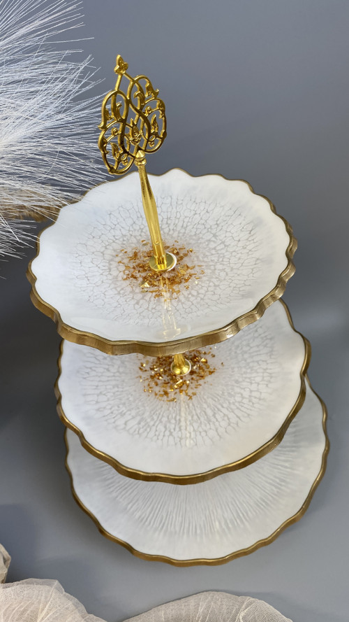 Exkluzivní servírovací set „White & Gold“ — foto 5