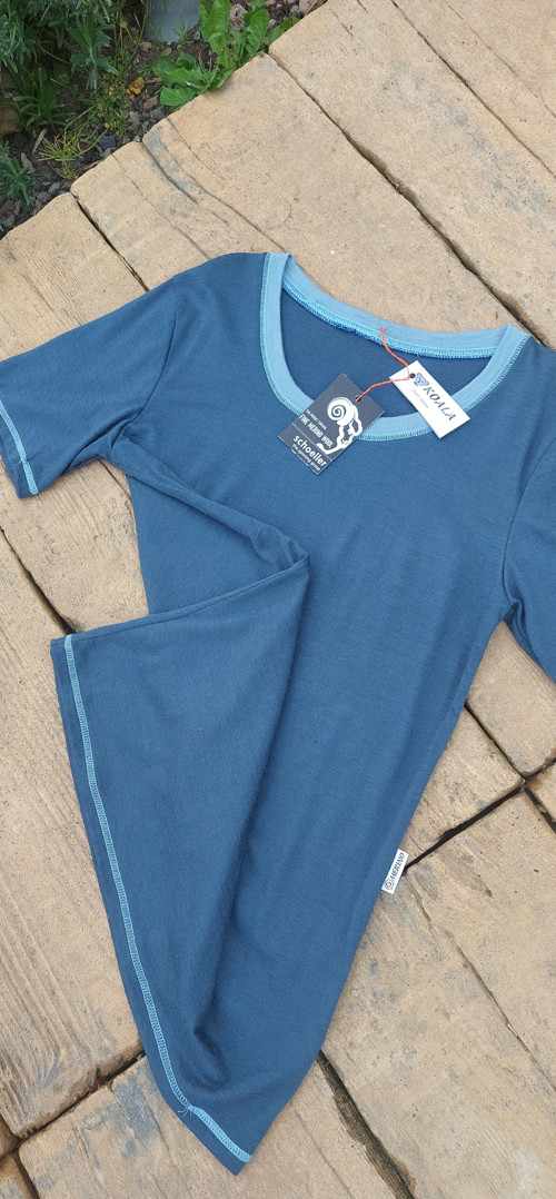 100% MERINO tričko DÁMSKÉ MODRÉ vS-ihned ! — foto 6