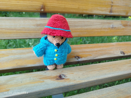Handmade Amigurumi Bear 4" (4,5") — foto 2