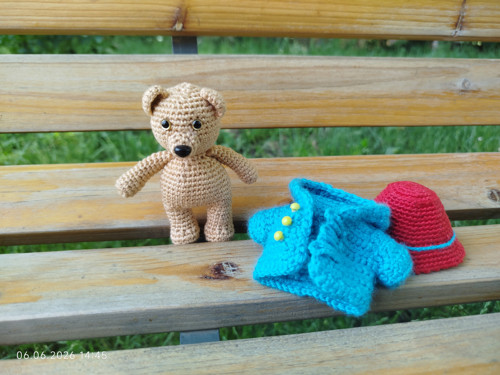 Handmade Amigurumi Bear 4" (4,5") — foto 4