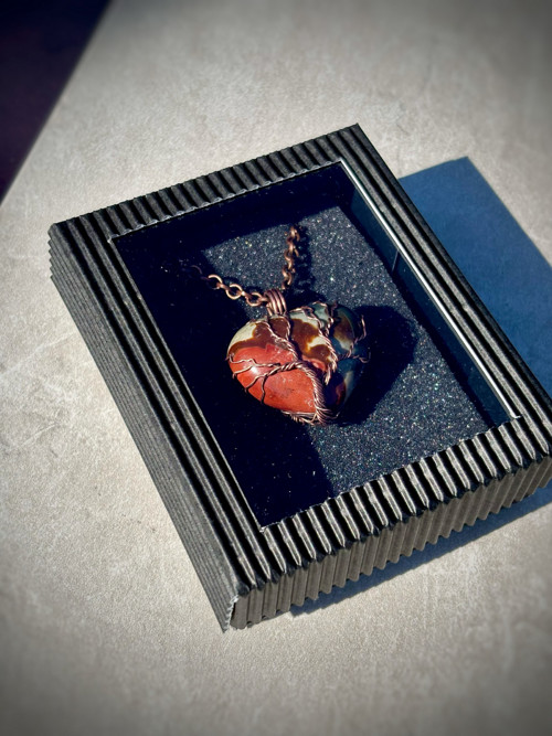 Dárková krabička černá s oknem 8x10 cm — foto 4