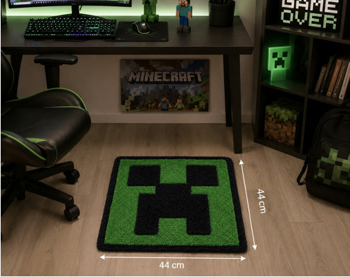 Minecraft Creeper koberec | Handmade — foto 4