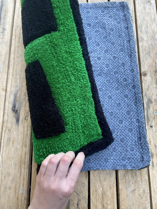 Minecraft Creeper koberec | Handmade — foto 3