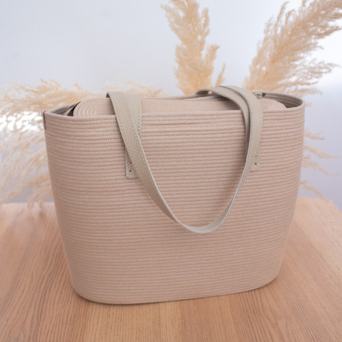 Kabelka SHOPPER béžová — foto 2