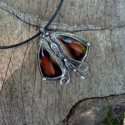 Achát Sumatra, handmade přívěsek ACHATTÉ — foto 3