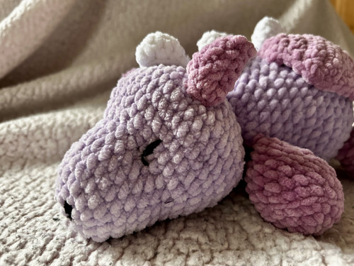 Háčkovaný Drak Marshmallow - fantasy dekorace — foto 2