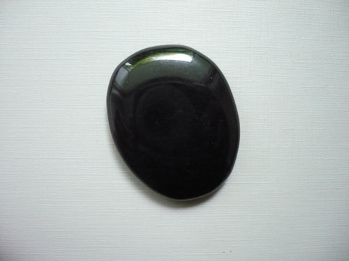 Placka - obsidián 48 mm, č.455w — foto 2