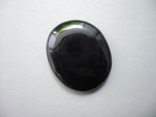 Placka - obsidián 44 mm, č.467w — foto 2