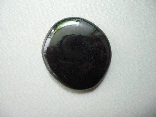 Placka - obsidián 44 mm, č.471w — foto 2