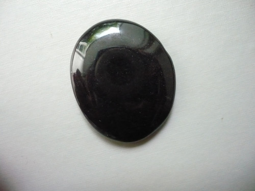 Placka - obsidián 44 mm, č.477w — foto 2