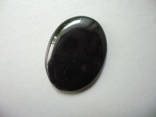 Placka - obsidián 47 mm, č.480w — foto 2
