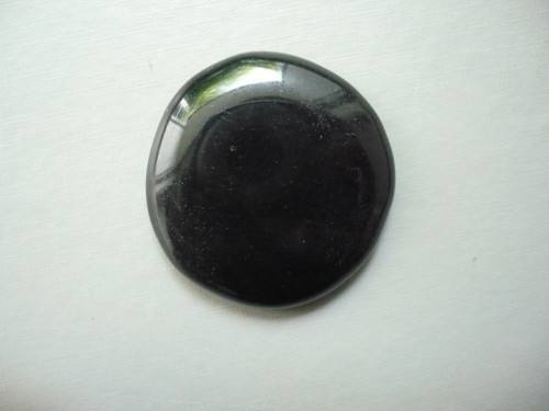 Placka - obsidián 46 mm, č.484w — foto 2