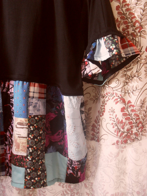 Patchwork tunika-tričko pohodlné — foto 4